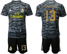 2019-20 Real Madrid Black Goalkeeper Soccer Jersey 2019-20 Real Madrid Black Goalkeeper Soccer Jersey