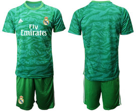 2019-20 Real Madrid Green Goalkeeper Soccer Jersey 2019-20 Real Madrid Green Goalkeeper Soccer Jersey