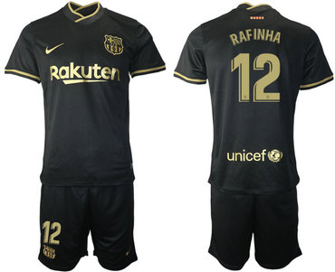 2020-21 Barcelona 12 RAFINHA Away Soccer Jersey 2020-21 Barcelona 12 RAFINHA Away Soccer Jersey