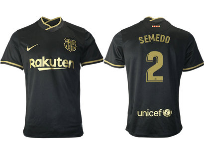2020-21 Barcelona 2 SEMEDO Away Thailand Soccer Jersey 2020-21 Barcelona 2 SEMEDO Away Thailand Soccer Jersey