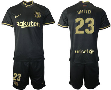 2020-21 Barcelona 23 UMTITI Away Soccer Jersey 2020-21 Barcelona 23 UMTITI Away Soccer Jersey