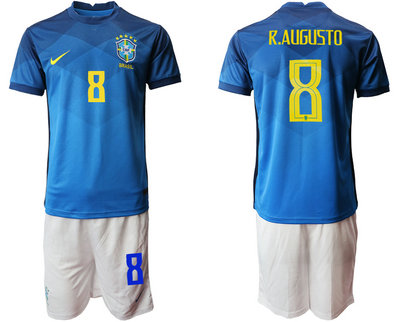 2020-21 Brazil 8 R.AUGUSTO Away Soccer Jersey