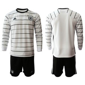 2020-21 Germany Home Soccer Men Jersey Long Sleeve