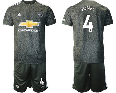2020-21 Manchester United 4 JONES Away Soccer Jersey 2020-21 Manchester United 4 JONES Away Soccer Jersey
