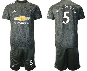 2020-21 Manchester United 5 MARCOS ROJO Away Soccer Jersey 2020-21 Manchester United 5 MARCOS ROJO Away Soccer Jersey