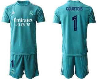 2020-21 Real Madrid 1 COURTOIS Blue Goalkeeper Soccer Jersey 2020-21 Real Madrid 1 COURTOIS Blue Goalkeeper Soccer Jersey