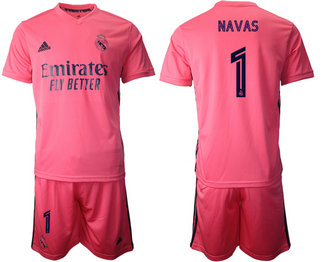 2020-21 Real Madrid 1 NAVAS Away Soccer Jersey