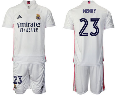 2020-21 Real Madrid 23 MENDY Home Soccer Jersey 2020-21 Real Madrid 23 MENDY Home Soccer Jersey