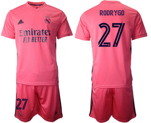 2020-21 Real Madrid 27 RODRYGO Away Soccer Jersey 2020-21 Real Madrid 27 RODRYGO Away Soccer Jersey