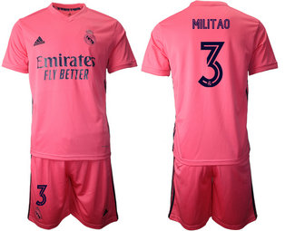 2020-21 Real Madrid 3 MILITAO Away Soccer Jersey 2020-21 Real Madrid 3 MILITAO Away Soccer Jersey