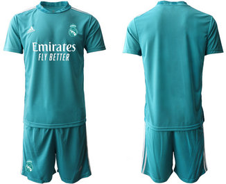 2020-21 Real Madrid Blue Goalkeeper Soccer Jersey 2020-21 Real Madrid Blue Goalkeeper Soccer Jersey