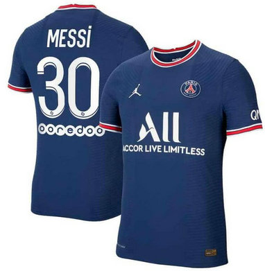 2021-22 Paris Saint-Germain 30 LIONEL MESSI Home Soccer Jersey 2021-22 Paris Saint-Germain 30 LIONEL MESSI Home Soccer Jersey