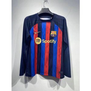 2022-23 Barcelona Long Sleeves Home Soccer Men Jersey 2022-23 Barcelona Long Sleeves Home Soccer Men Jersey