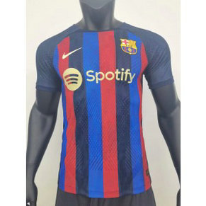 2022-23 Barcelona Player Edition Slim fit Home Soccer Men Jersey
