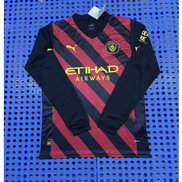 2022-23 Manchester City Long Sleeves Away Soccer Men Jersey 2022-23 Manchester City Long Sleeves Away Soccer Men Jersey
