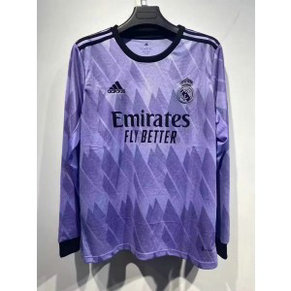 2022-23 Real Madrid Long Sleeves Away Soccer Men Jersey