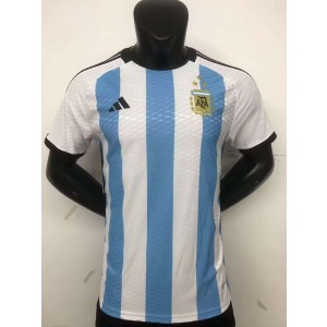 2022 World Cup Argentina Home Soccer Men 3 Stars Jersey 2022 World Cup Argentina Home Soccer Men 3 Stars Jersey