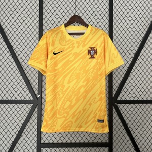 2024 Goalkeeper Portugal Yellow Jersey S-XXL 2024 Goalkeeper Portugal Yellow Jersey S-XXL
