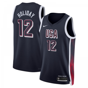 2024 Team USA 12 Holiday Blue Jersey