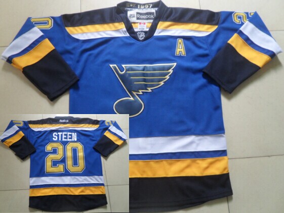 St. Louis Blues #20 Alexander Steen 2014 Blue Jersey St. Louis Blues #20 Alexander Steen 2014 Blue Jersey
