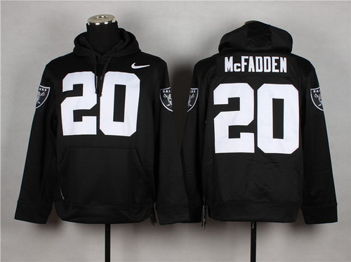 Nike Oakland Raiders #20 Darren McFadden Black Hoodie Nike Oakland Raiders #20 Darren McFadden Black Hoodie