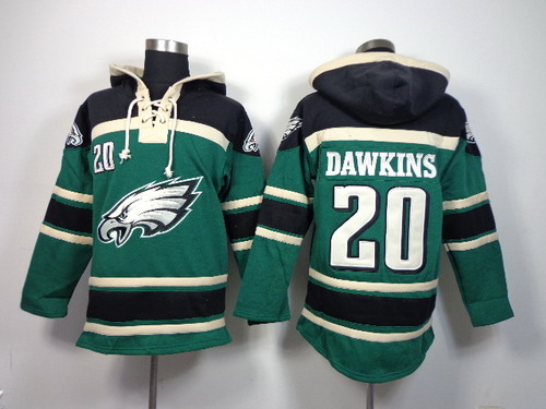 Philadelphia Eagles #20 Brian Dawkins 2014 Dark Green Hoodie Philadelphia Eagles #20 Brian Dawkins 2014 Dark Green Hoodie