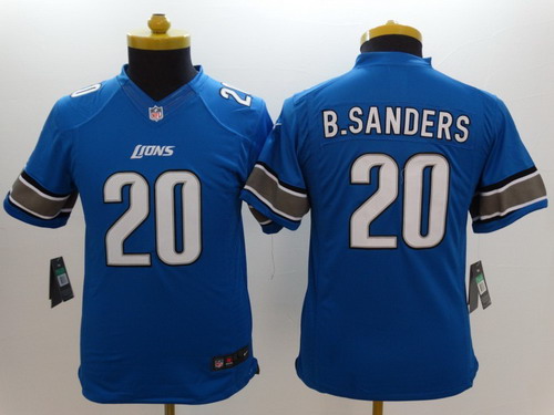 Nike Detroit Lions #20 Barry Sanders Light Blue Limited Kids Jersey Nike Detroit Lions #20 Barry Sanders Light Blue Limited Kids Jersey