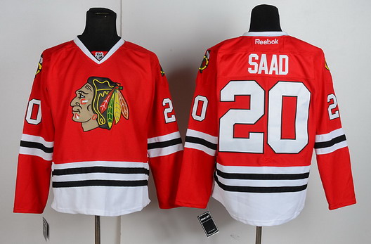 Chicago Blackhawks #20 Brandon Saad Red Jersey Chicago Blackhawks #20 Brandon Saad Red Jersey
