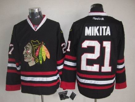 Chicago Blackhawks #21 Stan Mikita Black Jersey Chicago Blackhawks #21 Stan Mikita Black Jersey
