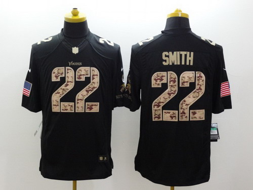 Nike Minnesota Vikings #22 Harrison Smith Salute to Service Black Limited Jersey Nike Minnesota Vikings #22 Harrison Smith Salute to Service Black Limited Jersey