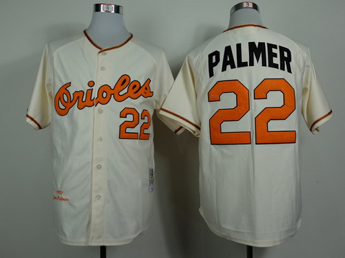 Baltimore Orioles #22 Jim Palmer 1970 Cream Throwback Jersey Baltimore Orioles #22 Jim Palmer 1970 Cream Throwback Jersey