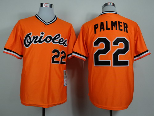 Baltimore Orioles #22 Jim Palmer 1982 Orange Throwback Jersey Baltimore Orioles #22 Jim Palmer 1982 Orange Throwback Jersey
