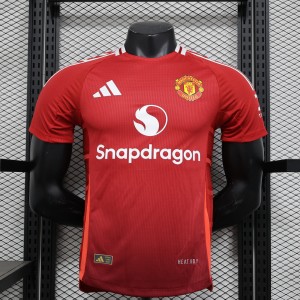 24-25 Player Version Slim Fit(Run Smaller) Manchester United Home Jersey S-XXL 24-25 Player Version Slim Fit(Run Smaller) Manchester United Home Jersey S-XXL