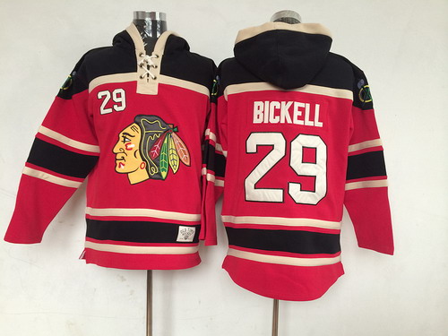 Old Time Hockey Chicago Blackhawks #29 Bryan Bickell Red Hoodie Old Time Hockey Chicago Blackhawks #29 Bryan Bickell Red Hoodie