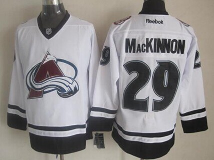Colorado Avalanche #29 Nathan MacKinnon 2014 White Jersey Colorado Avalanche #29 Nathan MacKinnon 2014 White Jersey