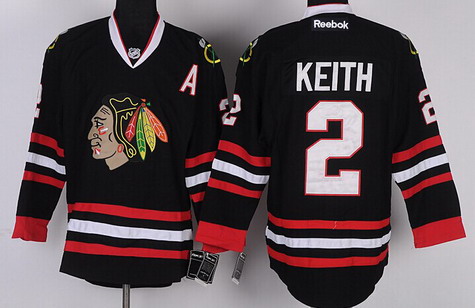 Chicago Blackhawks #2 Duncan Keith Black Jersey Chicago Blackhawks #2 Duncan Keith Black Jersey