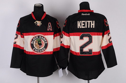Chicago Blackhawks #2 Duncan Keith Black Third Jersey Chicago Blackhawks #2 Duncan Keith Black Third Jersey