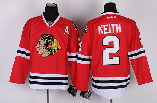 Chicago Blackhawks #2 Duncan Keith Red Jersey Chicago Blackhawks #2 Duncan Keith Red Jersey