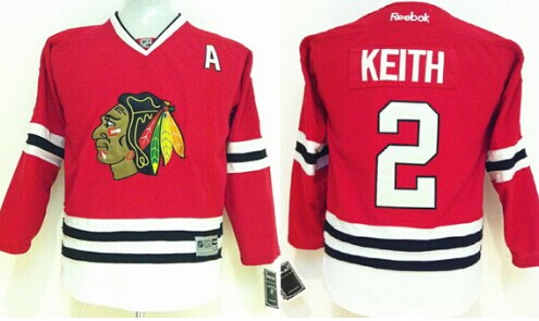 Chicago Blackhawks #2 Duncan Keith Red Kids Jersey Chicago Blackhawks #2 Duncan Keith Red Kids Jersey
