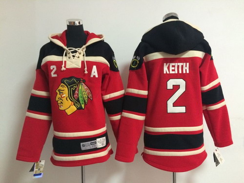 Old Time Hockey Chicago Blackhawks #2 Duncan Keith Red Kids Hoodie Old Time Hockey Chicago Blackhawks #2 Duncan Keith Red Kids Hoodie
