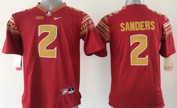 Florida State Seminoles #2 Deion Sanders 2014 Red Limited Kids Jersey Florida State Seminoles #2 Deion Sanders 2014 Red Limited Kids Jersey