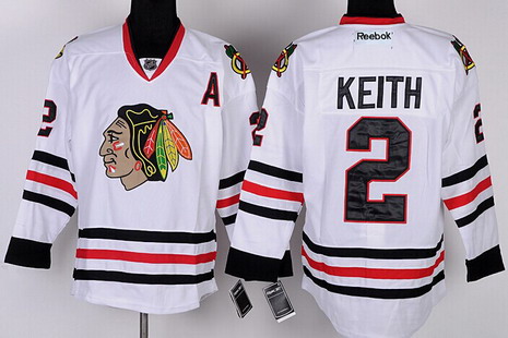 Chicago Blackhawks #2 Duncan Keith White Jersey Chicago Blackhawks #2 Duncan Keith White Jersey