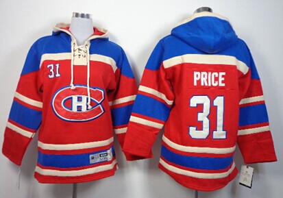 Old Time Hockey Montreal Canadiens #31 Carey Price Red Kids Hoodie Old Time Hockey Montreal Canadiens #31 Carey Price Red Kids Hoodie