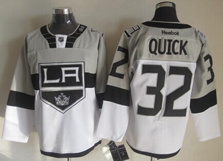 Los Angeles Kings #32 Jonathan Quick 2015 Stadium Series Gray/White Jersey Los Angeles Kings #32 Jonathan Quick 2015 Stadium Series Gray/White Jersey
