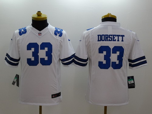 Nike Dallas Cowboys #33 Tony Dorsett White Limited Kids Jersey Nike Dallas Cowboys #33 Tony Dorsett White Limited Kids Jersey