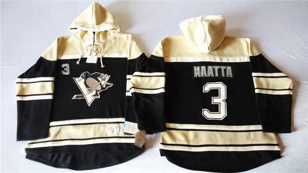 Old Time Hockey Pittsburgh Penguins #3 Olli Maatta Black Hoodie Old Time Hockey Pittsburgh Penguins #3 Olli Maatta Black Hoodie