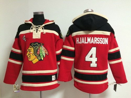 Old Time Hockey Chicago Blackhawks #4 Niklas Hjalmarsson Red Kids Hoodie Old Time Hockey Chicago Blackhawks #4 Niklas Hjalmarsson Red Kids Hoodie