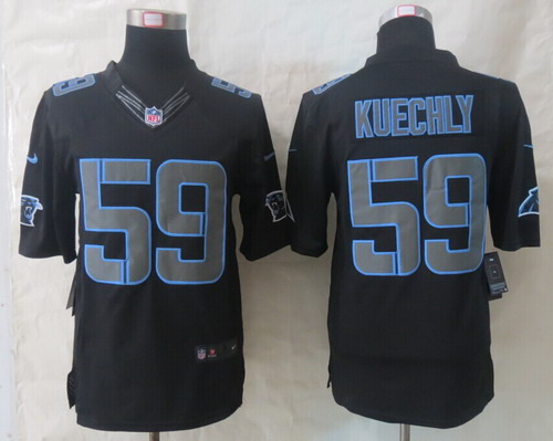 Nike Carolina Panthers #59 Luke Kuechly Black Impact Limited Jersey Nike Carolina Panthers #59 Luke Kuechly Black Impact Limited Jersey