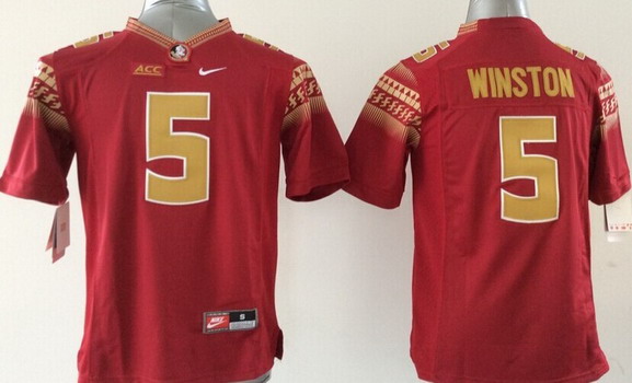 Florida State Seminoles #5 Jameis Winston 2014 Red Limited Kids Jersey Florida State Seminoles #5 Jameis Winston 2014 Red Limited Kids Jersey