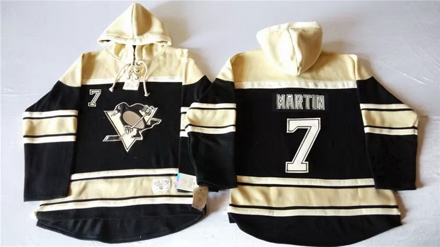 Old Time Hockey Pittsburgh Penguins #7 Paul Martin Black Hoodie Old Time Hockey Pittsburgh Penguins #7 Paul Martin Black Hoodie